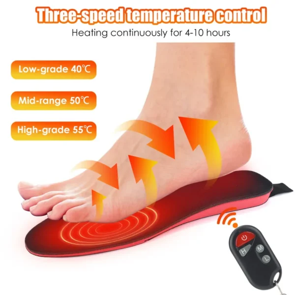Remote Control Foot Warmer, 4.5-14, USB - view 5