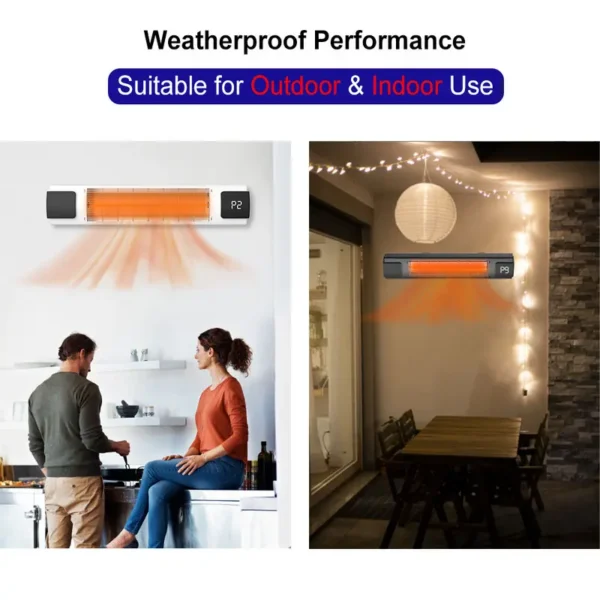 Remote Controlled Heater, Waterproof, 1500W - view 2