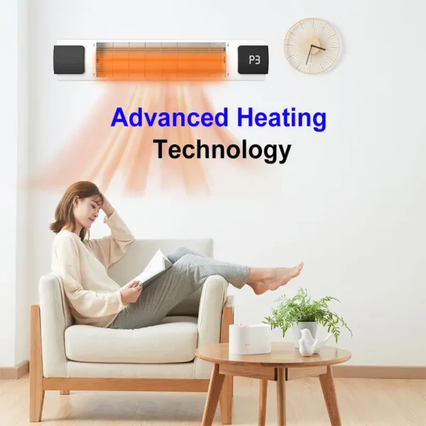 Remote Controlled Heater, Waterproof, 1500W - view 5