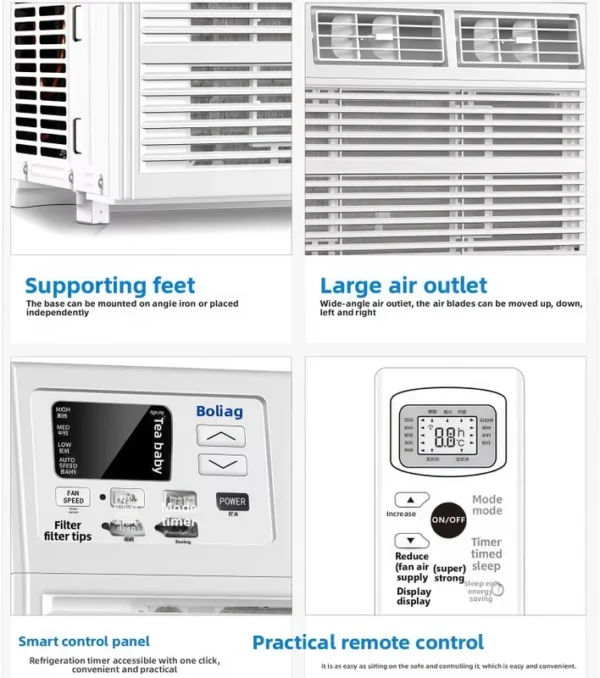 Residential Air Conditioner, 220V/50HZ, R32, 9000BTU - view 6