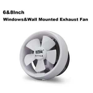 Residential Round Exhaust Fan, SRIL, 6", Wall