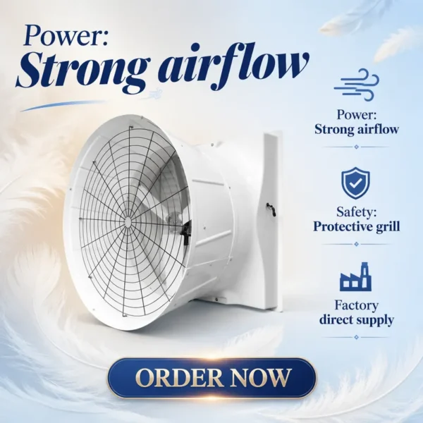 Resistant Frp Exhaust Fan, 380V, Wall