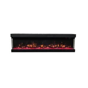 Rgb Led Electric Fireplace, Wall, 750/1500W
