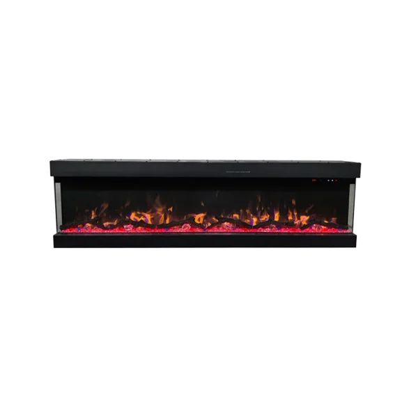 Rgb Led Electric Fireplace, Wall, 750/1500W