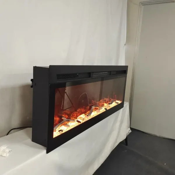 Rgb Led Electric Fireplace, Wall, 750/1500W - view 3