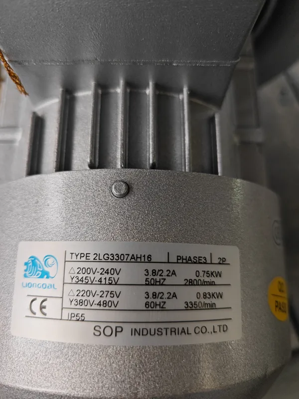 Ring Blower, 1HP, 830W, 380V, 50/60Hz - view 6