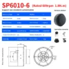 Robot Arm Motor, SP6010-6, 48V, Brushless - view 6