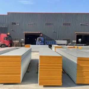 Rock Wool Sandwich Panel, Wall, Steel