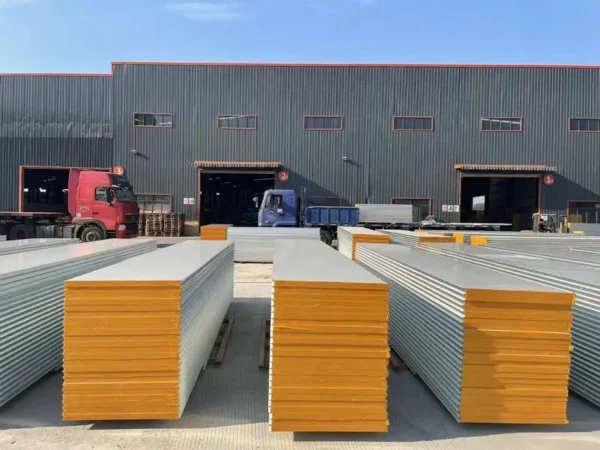 Rock Wool Sandwich Panel, Wall, Steel