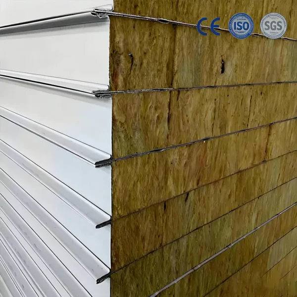Rock Wool Sandwich Panel, Wall, Steel - view 2