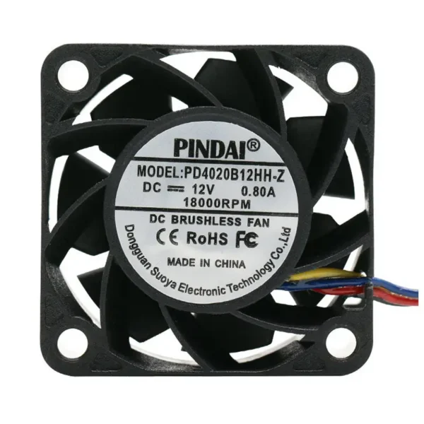 Roller Fan, 12V, 4020, Pin/4P, Brushless - view 5
