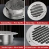 Roof Exhaust Fans, 304, Stainless, Steel, Wall - view 4