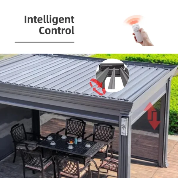 Roof Exhaust Fans, Aluminum, Aluminum Alloy, Pergola - view 2
