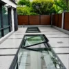 Roof Exhaust Fans, Aluminum, Skylight