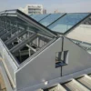 Roof Exhaust Fans, Aluminum, Skylight