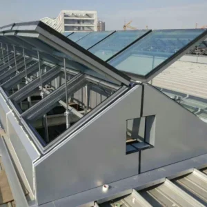 Roof Exhaust Fans, Aluminum, Skylight