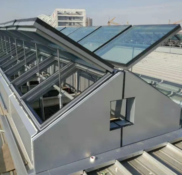 Roof Exhaust Fans, Aluminum, Skylight