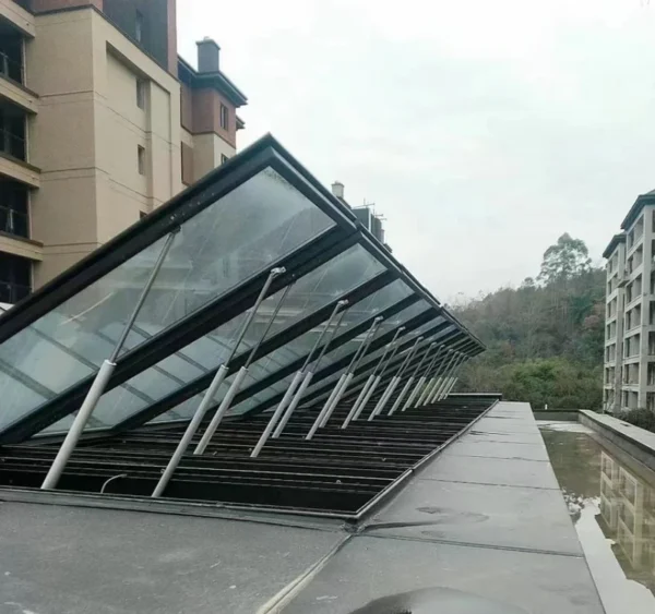 Roof Exhaust Fans, Aluminum, Skylight - view 4