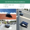 Roof Exhaust Fans, Brushless, 40W, Solar, 5-Year - view 3