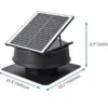 Roof Exhaust Ventilation Fan, Brushless, Solar - view 4
