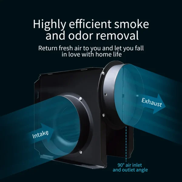 Roof Mini Duct Fan, DPT10-11S, 220V - view 4