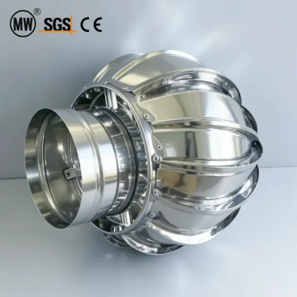 Roof Mounted Exhaust Fan, 100mm, Stainless, Steel - view 3