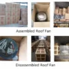 Roof Ventilating Exhaust Fan, 800mm, No, 6500cbm - view 5