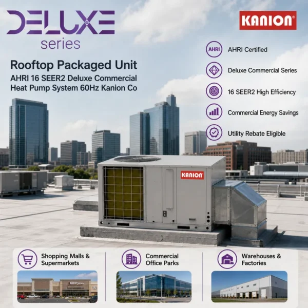 Rooftop Air Conditioner, HVAC, 7.5~30Ton, R410A, T3 - view 4