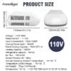 Rooftop Air Conditioner, R410A, 15000, BTU, 110V - view 2