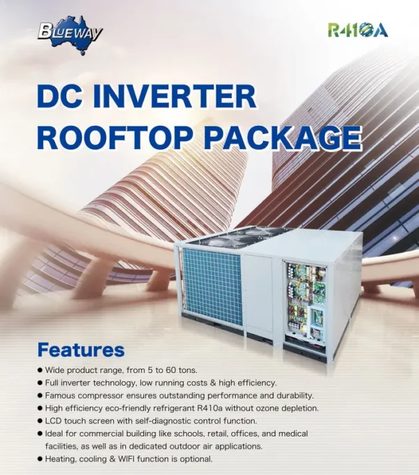 Rooftop Package Air Conditioner, Inverter, 60000 - view 2