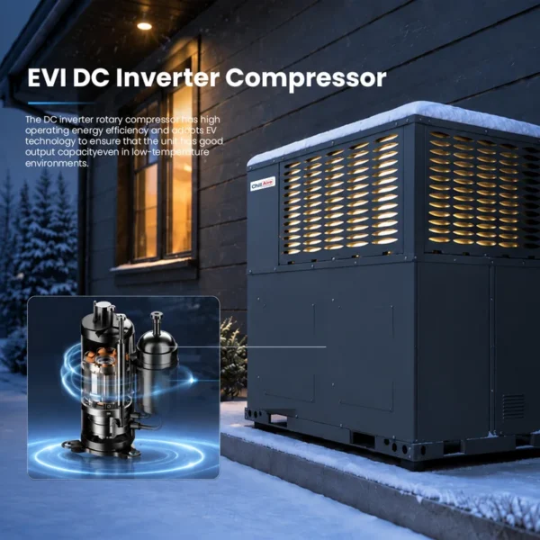 Rooftop Package Unit, 2-5, SEER2, EVI, Inverter - view 3
