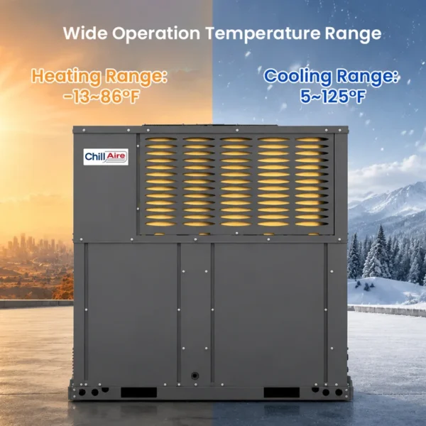 Rooftop Package Unit, 2-5, SEER2, EVI, Inverter - view 5