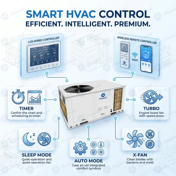 Rooftop Packaged Air Conditioner, 50Hz, R410A - view 5