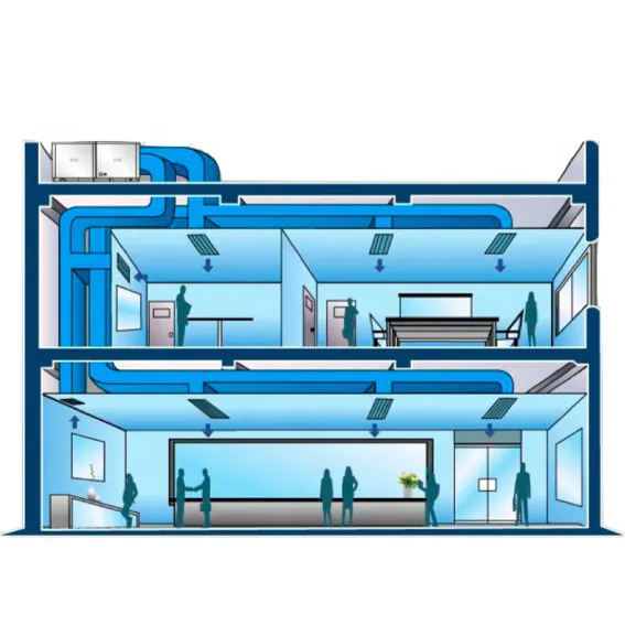 Rooftop Packaged Unit, 208-230V, 42000 - view 2