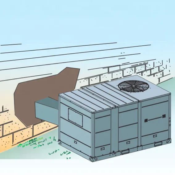 Rooftop Packaged Unit, 208-230V, 42000 - view 4