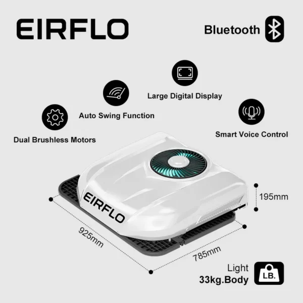 Rooftop Parking Air Conditioner, EIRFLO, T3000, 8300BTU, 780W