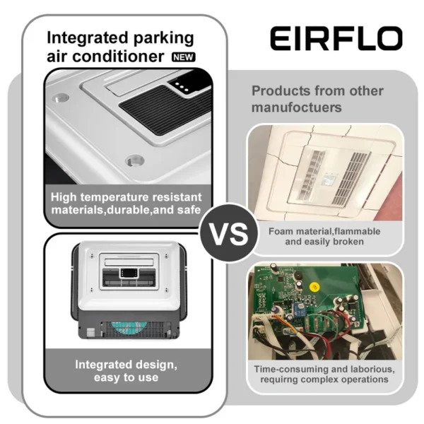 Rooftop Parking Air Conditioner, EIRFLO, T3000, 8300BTU, 780W - view 5