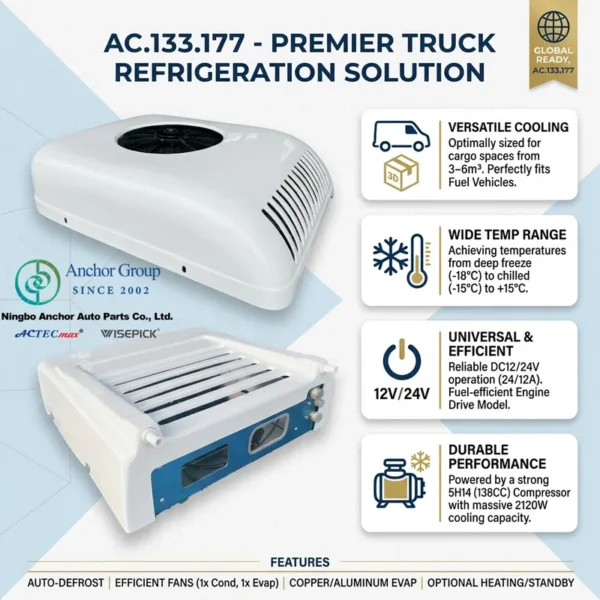 Rooftop Truck Refrigeration Unit, AC.133.177, 2120W(0℃) - view 2