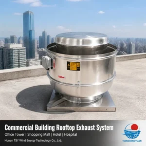 Rooftop Ventilation Fan, Aluminum, Axial, 220V/380V