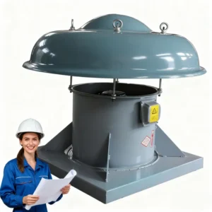 Rooftop Ventilation Frp Fan, Roof, Axial