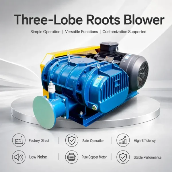 Roots Blower, 240 V, Electric - view 2
