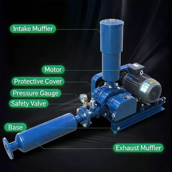 Roots Blower, 3HP, 5HP, 10HP - view 4