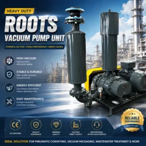 Roots Blower, 5HP, 7.5KW, 10HP, Cast