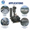 Roots Blower, 5HP, 7.5KW, 10HP, Cast - view 4