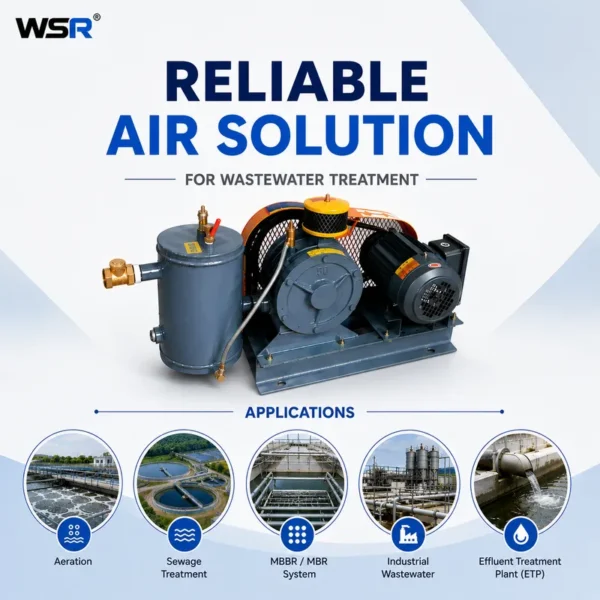 Roots Blower, HC-501S, 1.32m3, Electric