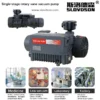 Rotary Vane Vacuum Pump, Electric, Iron