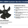 Rotor Axial Cooling Fan, 230V, 250MM, IP44 - view 5