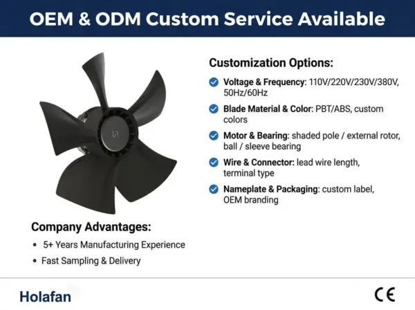 Rotor Axial Cooling Fan, 230V, 250MM, IP44 - view 5
