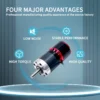 Rotor Planetary Gear Motor, 12V, 42mm, 5-925RPM - view 2