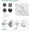 Rotor Steel Axial Fan, 110VAC, 250/300/400/450mm - view 3